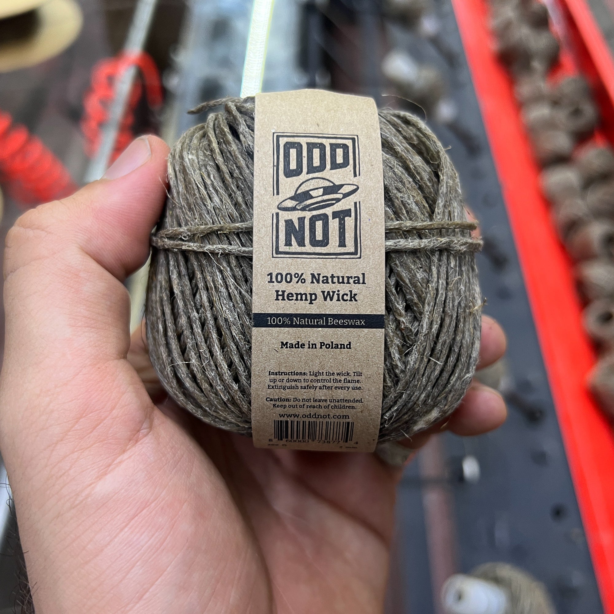 natural hemp wick