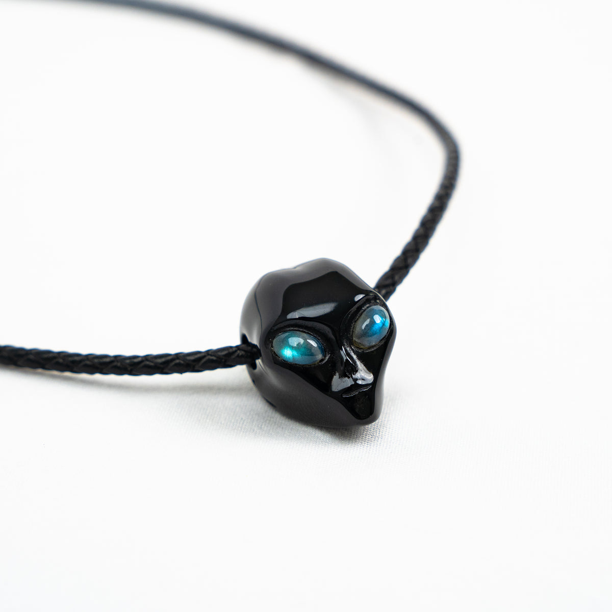 crystal alien necklace pendant 