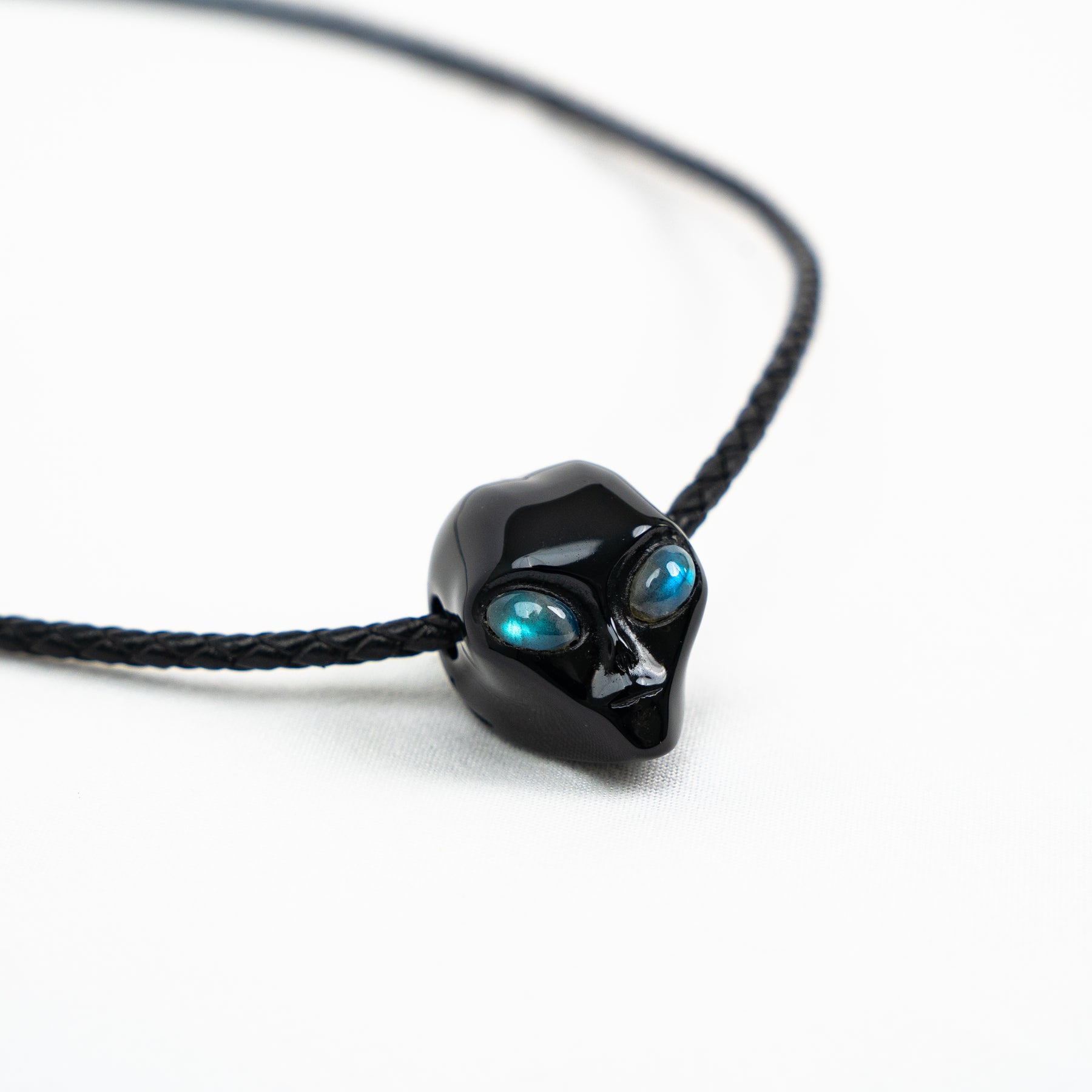 crystal alien necklace pendant 