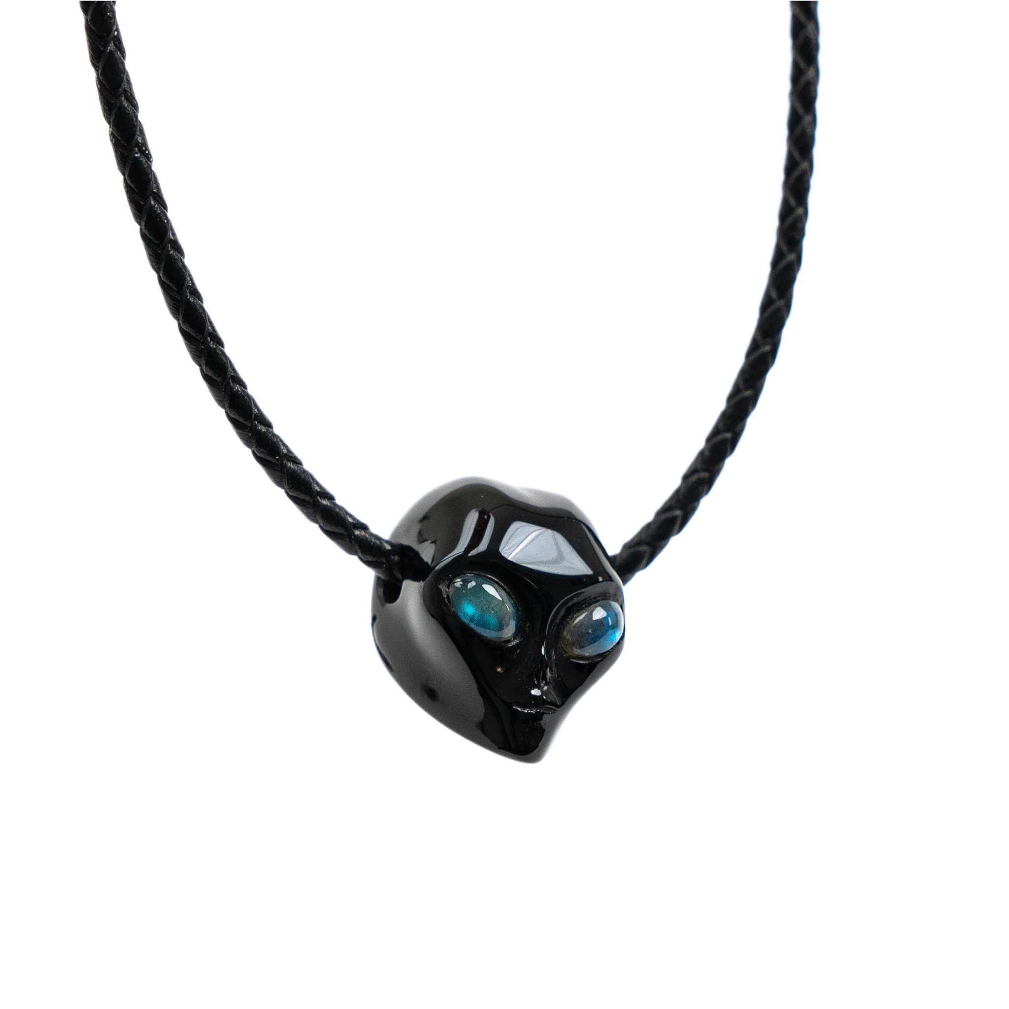 crystal alien necklace pendant 