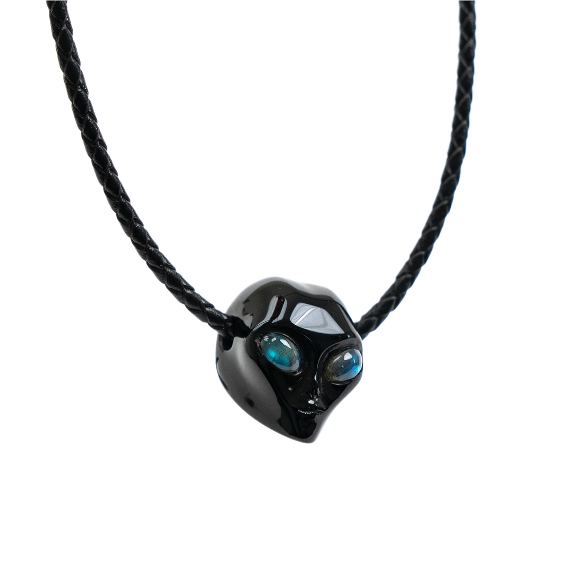 crystal alien necklace pendant 