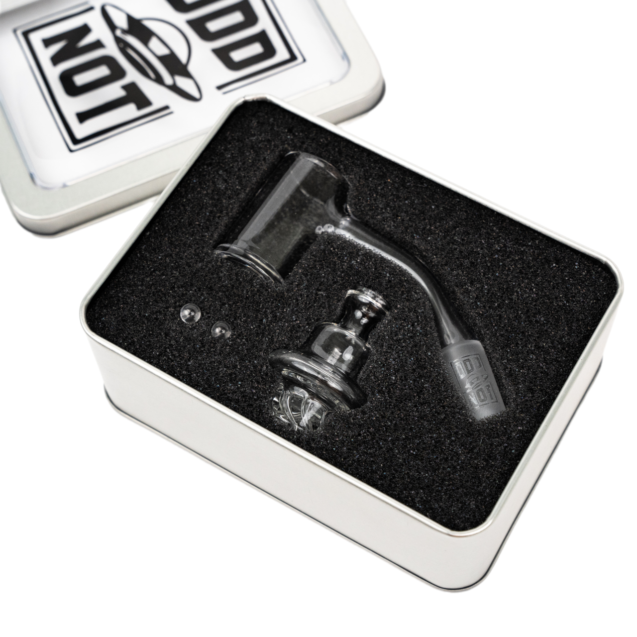 45° glass banger set