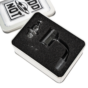 90° glass banger set