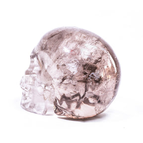 clear quartz crystal skull