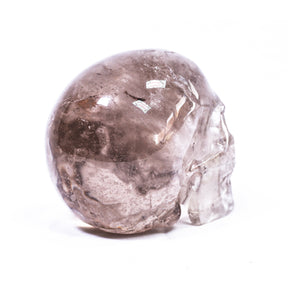 clear quartz crystal skull