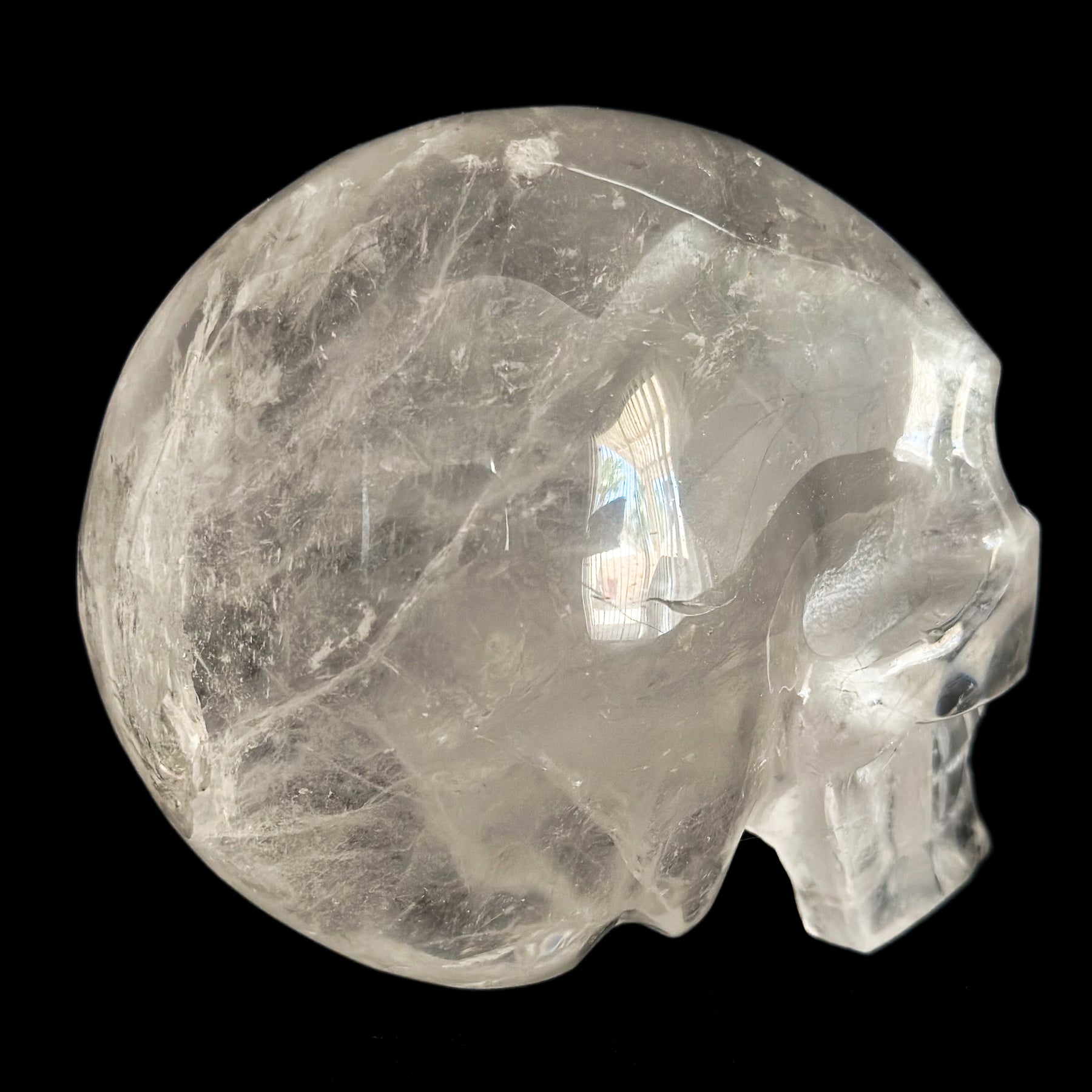 Clear Quartz 4.75" Crystal Skull