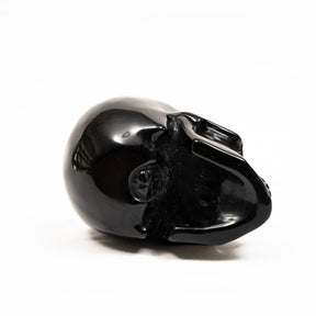 Gold Obsidian 4.5" Hand Carved Crystal Skull