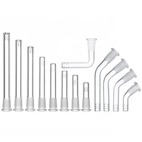 Glass Downstems & Bent Downstems - Assorted Sizes