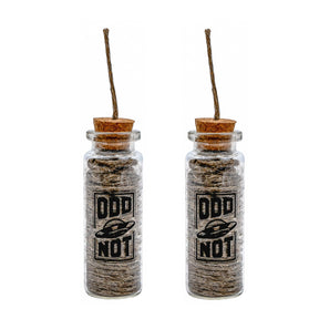 Hemp Wick Glass Vial Dispenser - 7ft Natural Hemp Wick & Beeswax