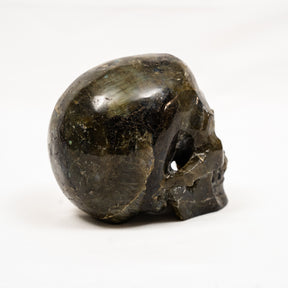 Labradorite Crystal Skull - Hand Carved 4.25" Large Skull