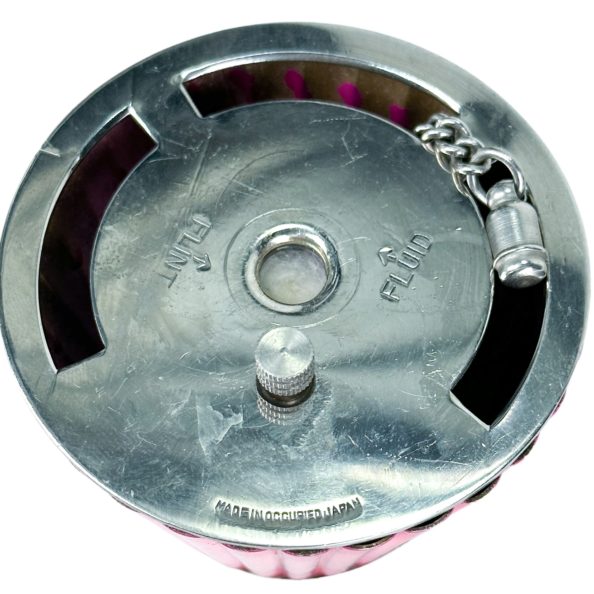 Vintage Occupied Japan Lamp Shade Table Lighter - RARE