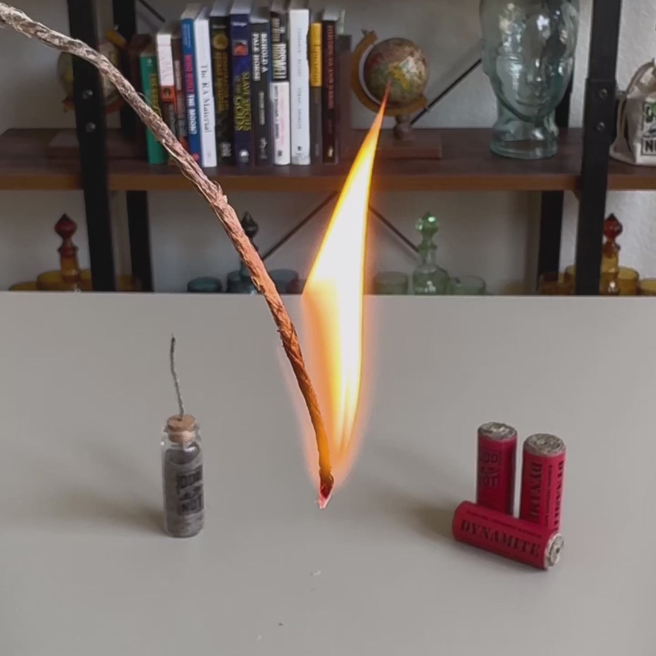 Hemp Wick Jar Dispenser - 9ft Natural Hemp Wick & Beeswax