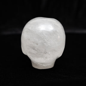 Angolan Quartz Crystal Alien Labradorite Eyes - 3.25" Hand Carved Crystal Skull