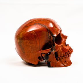 Realistic Red Jasper 4.25" Crystal Skull