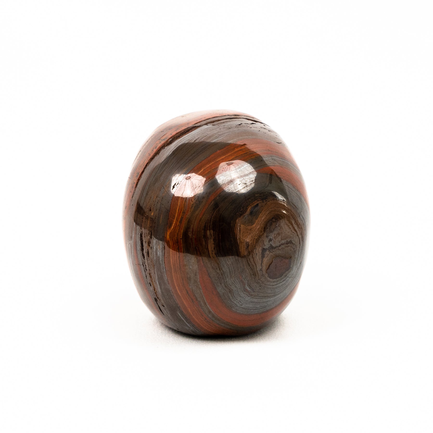 Red Tigers Eye Quartz Crystal Skull - Hand Carved 3.5" Crystal Skull