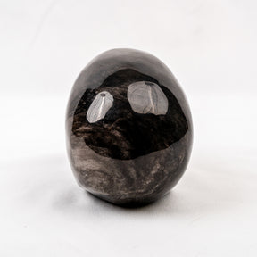 High Quality Silver Obsidian 4.5" Large Crystal Skull