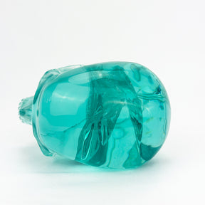 Blue Obsidian Glass 5" Crystal Skull