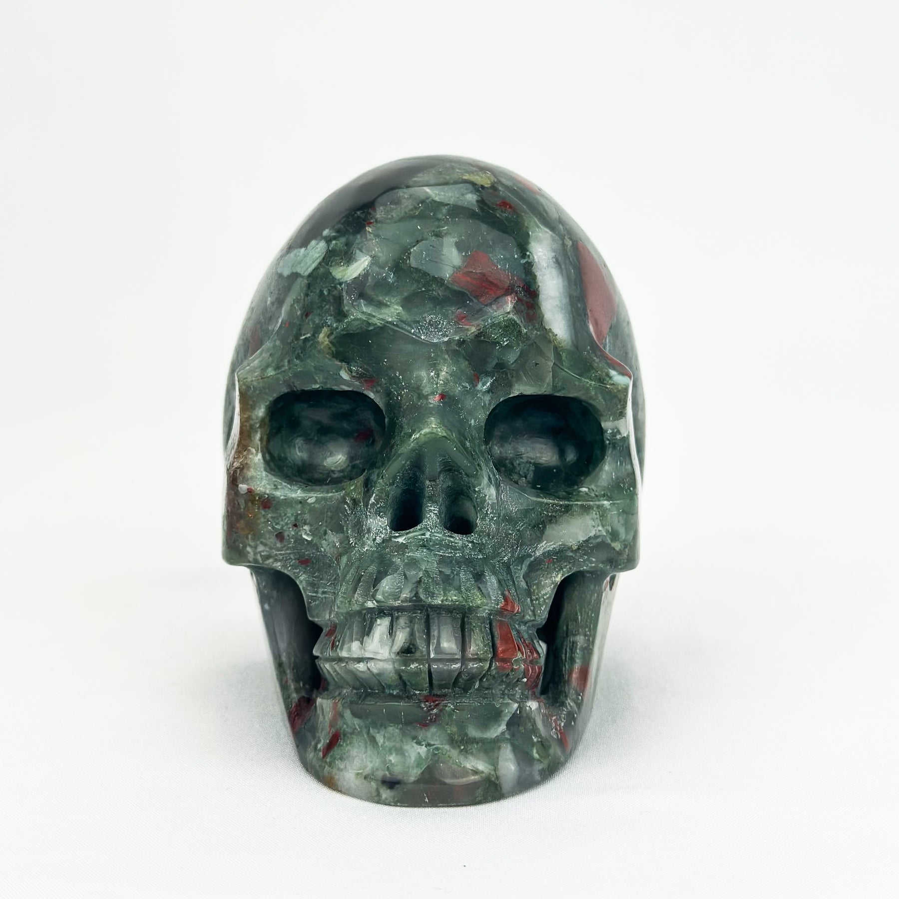 Bloodstone 4.25" Crystal Skull