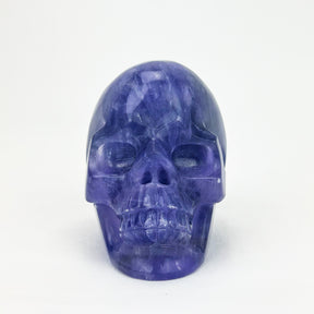 Indigo Purple Fluorite 3.75" Crystal Skull