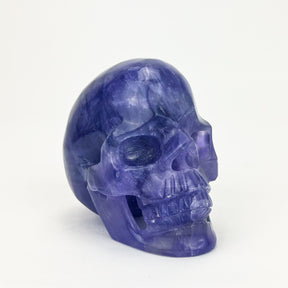 Indigo Purple Fluorite 3.75" Crystal Skull