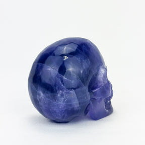 Indigo Purple Fluorite 3.75" Crystal Skull