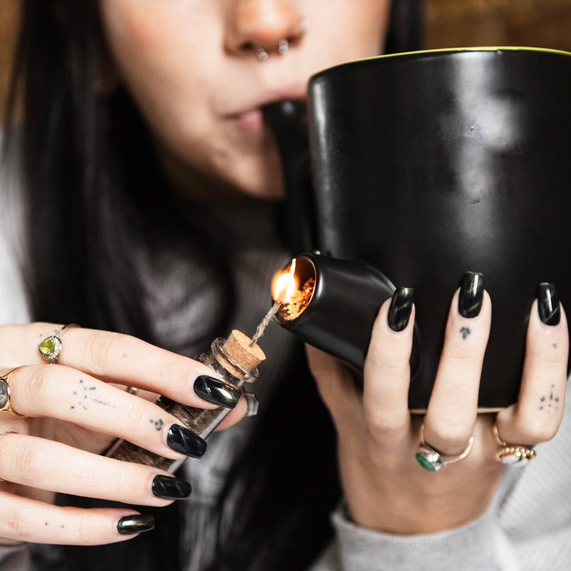 Hemp Wick Jar Dispenser - 9ft Natural Hemp Wick & Beeswax