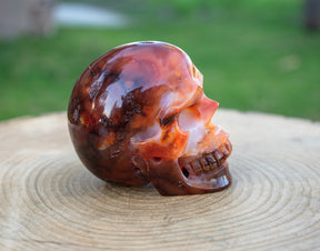 Carnelian 4.25" Crystal Skull