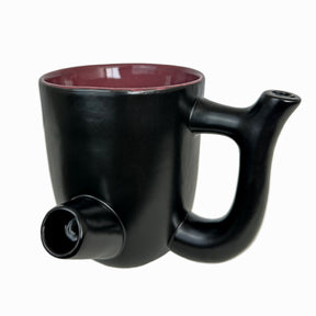 Less Than Perfect Left-Handed Filtered Wake and Bake Pipe Mug