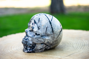 Dendritic Jasper 4.25" Crystal Skull