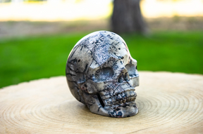 Dendritic Jasper 4.25" Crystal Skull