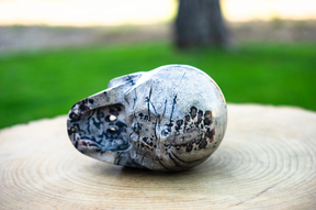 Dendritic Jasper 4.25" Crystal Skull