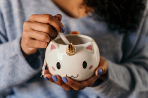 Imperfect Rainbow Caticorn Mug and Spoon Set