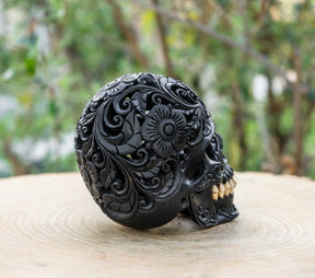 Dia de los Muertos 4.5" Wooden Sugar Skull
