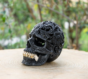 Dia de los Muertos 4.5" Wooden Sugar Skull