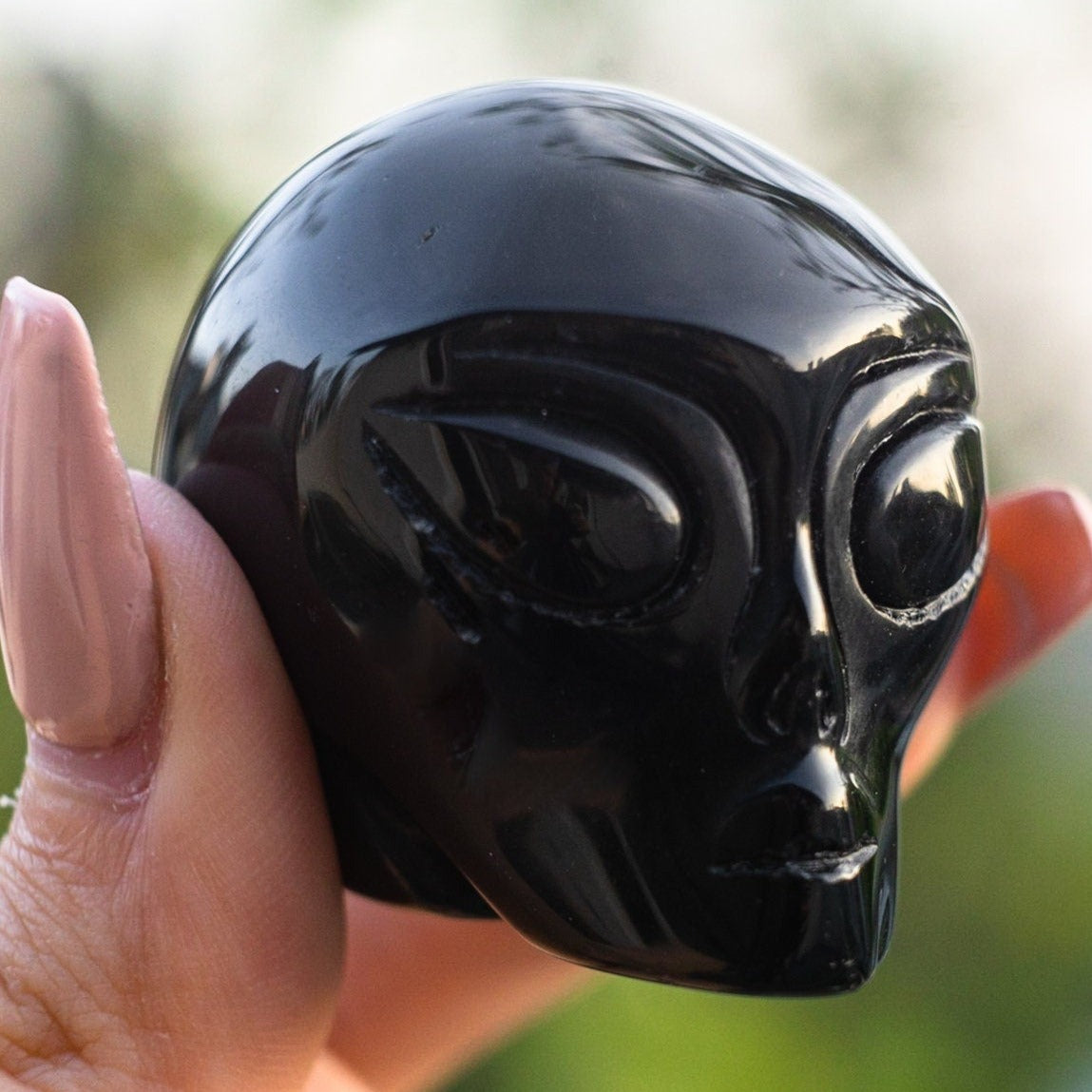 Black Obsidian Mini 1.5" Crystal Alien