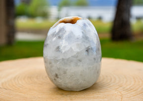 Geode Agate 4.5" Crystal Skull - RARE